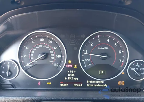 2013 BMW 335I из США, поврежденный, VIN WBA3A9G56DNP36821